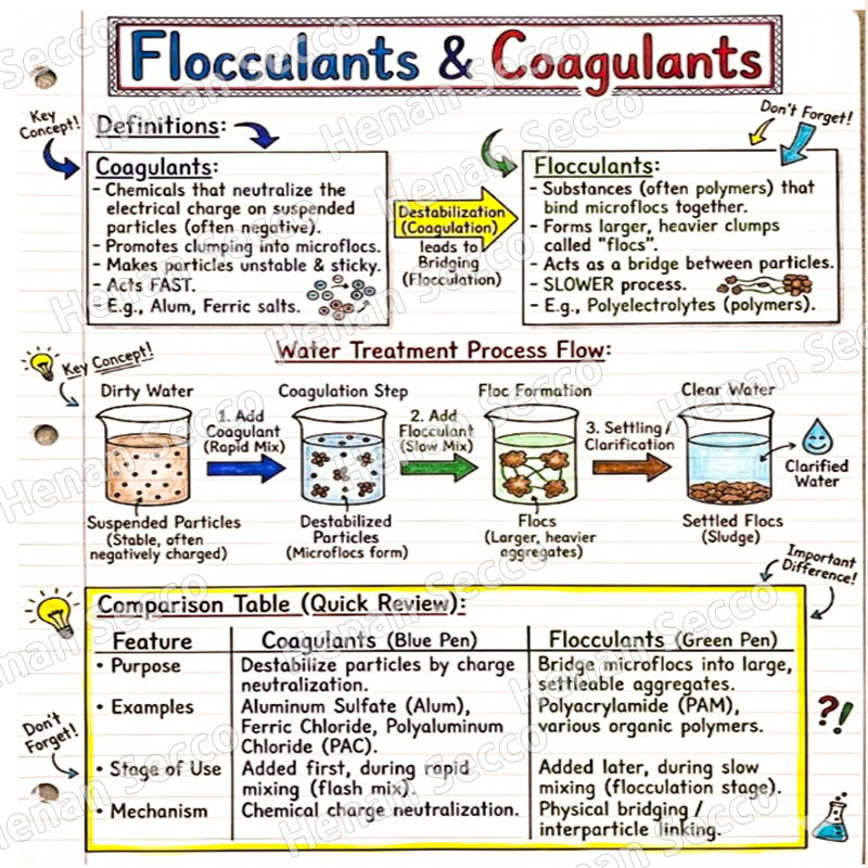 coagulation,flocculation